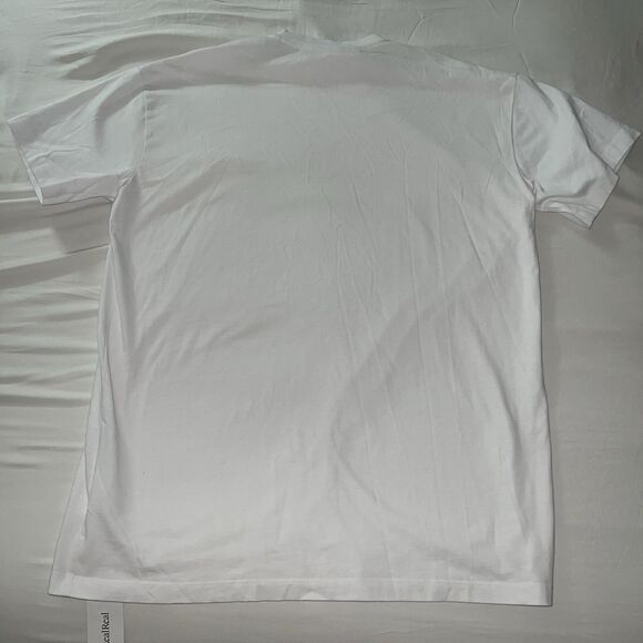 St. John Pre Fall 2022 White Short Sleeve T Shirt Dress 100% Cotton Medium/Large - Picture 9 of 9